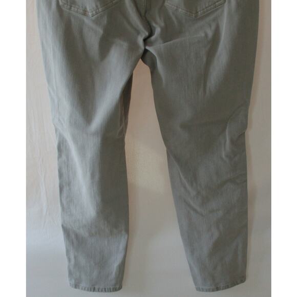 J. Jill Denim Women's Authentic Fit Mid Rise Slim Ankle Beige Jeans Size 12 - Picture 6 of 10